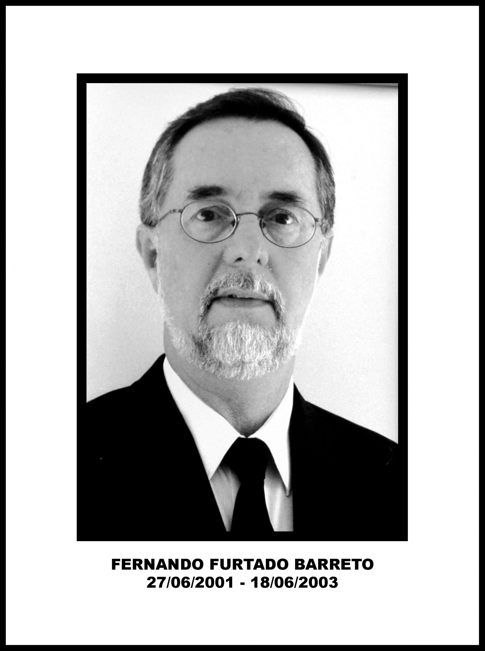 Retrato oficial de Fernando Furtado — Venerável Mestre